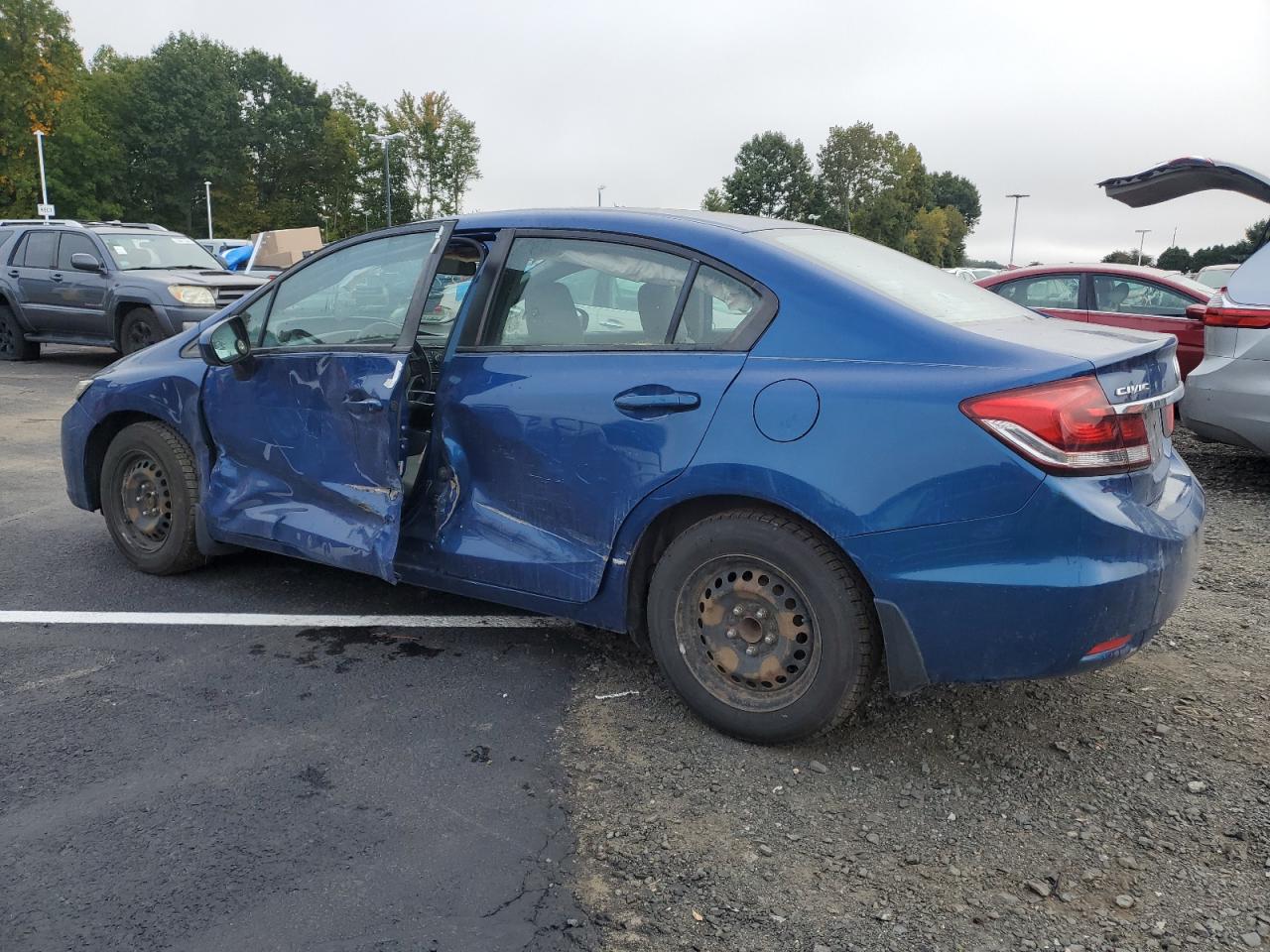 Lot #2869249155 2015 HONDA CIVIC LX