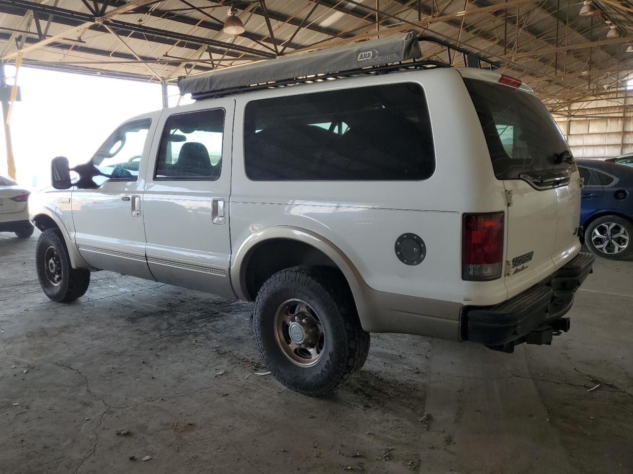 FORD EXCURSION 2003 white  gas 1FMNU45S93EB44757 photo #3