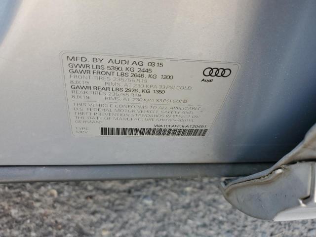 VIN WA1CFAFP3FA120491 2015 AUDI Q5 no.12