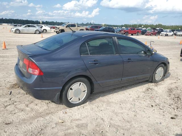 HONDA CIVIC HYBR 2006 blue sedan 4d hybrid engine JHMFA36226S013510 photo #4