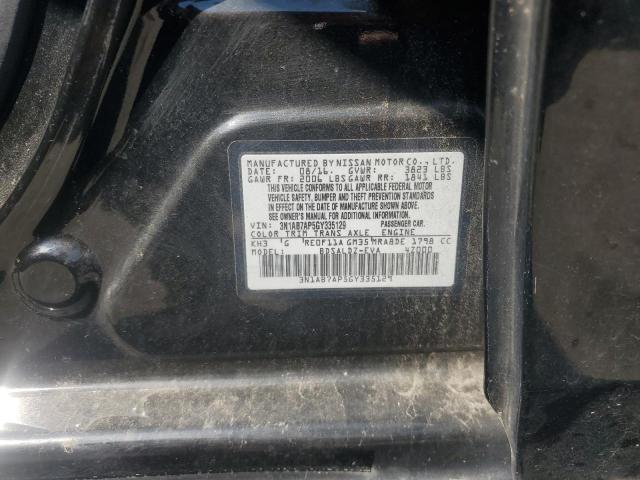 2016 NISSAN SENTRA S - 3N1AB7AP5GY335129