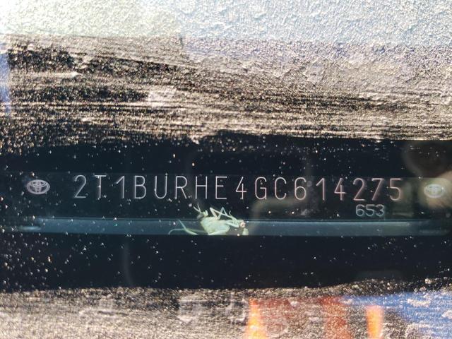 2016 TOYOTA COROLLA L - 2T1BURHE4GC614275