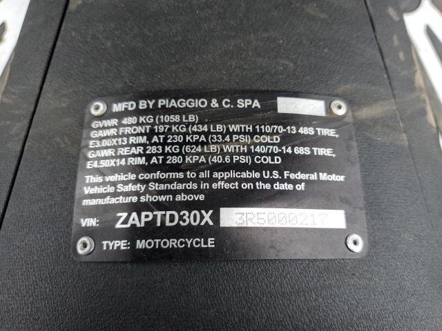 2024 PIAGGIO MP3 ZAPTD30X3R5000217