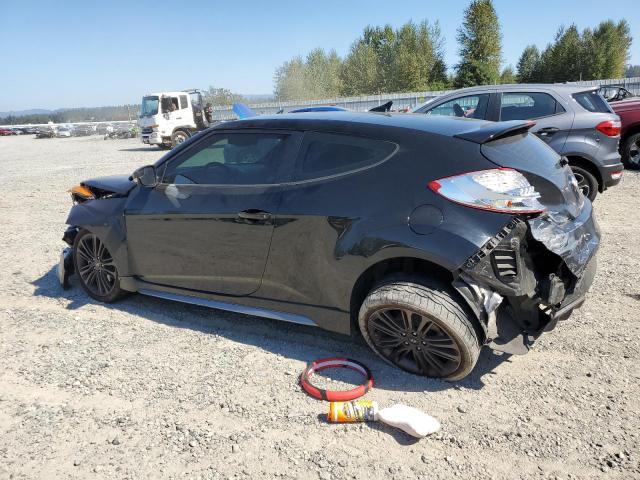 HYUNDAI VELOSTER T 2016 black  gas KMHTC6AE8GU255494 photo #3