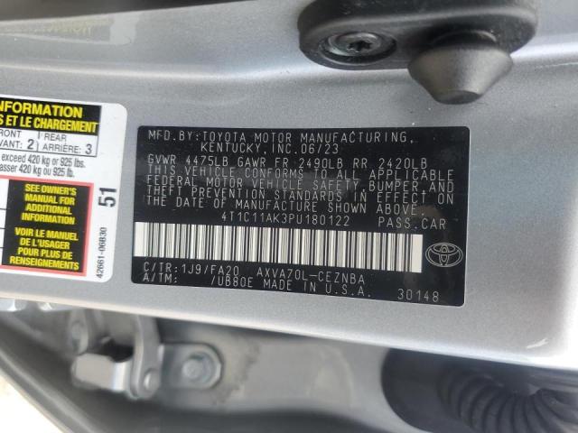 VIN 4T1C11AK3PU180122 2023 Toyota Camry, LE no.13