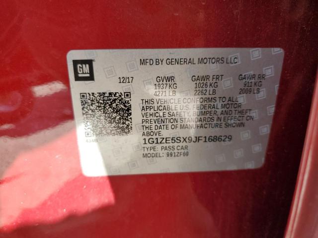 2018 CHEVROLET MALIBU PRE - 1G1ZE5SX9JF168629