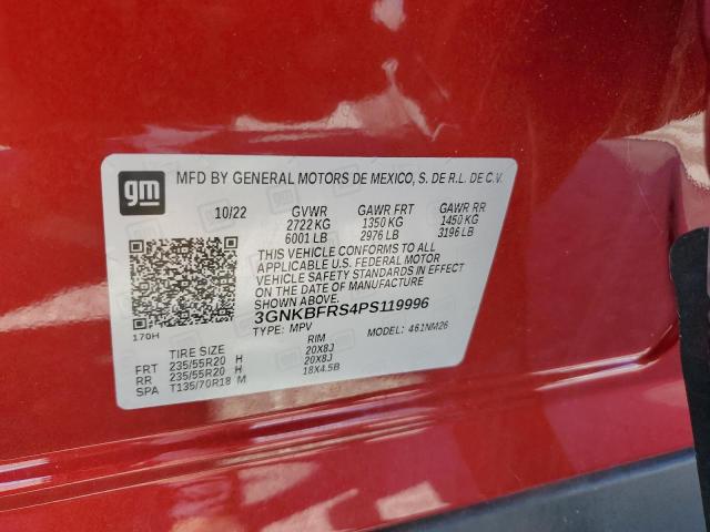 2023 CHEVROLET BLAZER PRE - 3GNKBFRS4PS119996