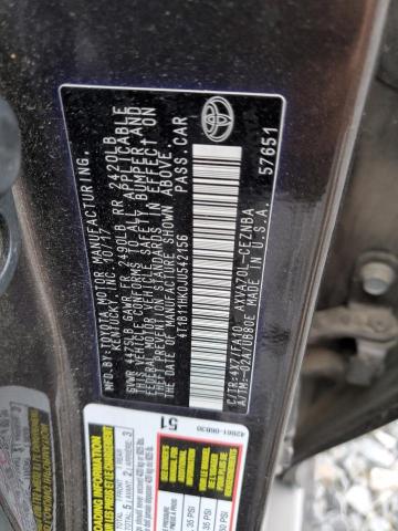 2018 TOYOTA CAMRY L - 4T1B11HK0JU542156