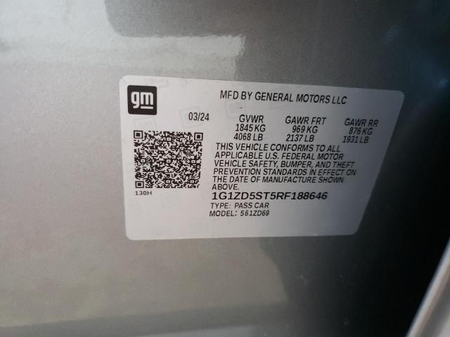 2024 CHEVROLET MALIBU LT - 1G1ZD5ST5RF188646