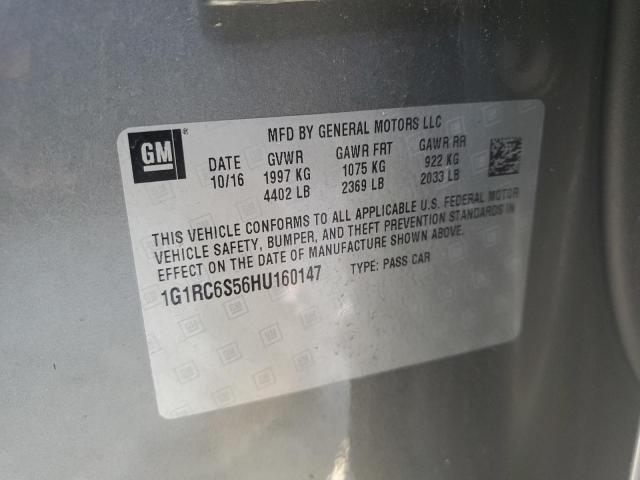 VIN 1G1RC6S56HU160147 2017 Chevrolet Volt, LT no.12