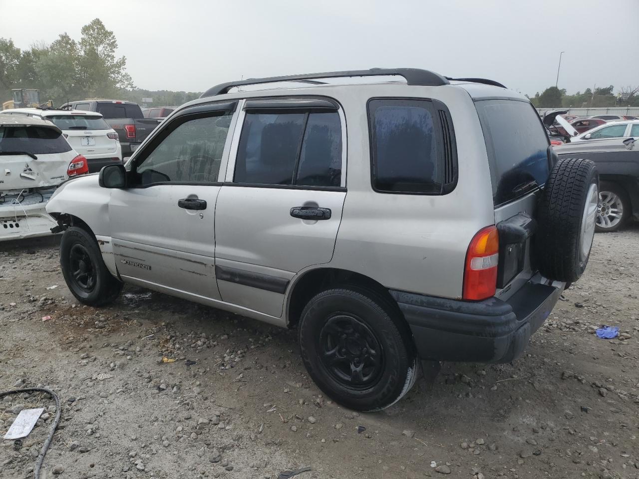 CHEVROLET TRACKER 2002 silver  gas 2CNBE13C926934704 photo #3