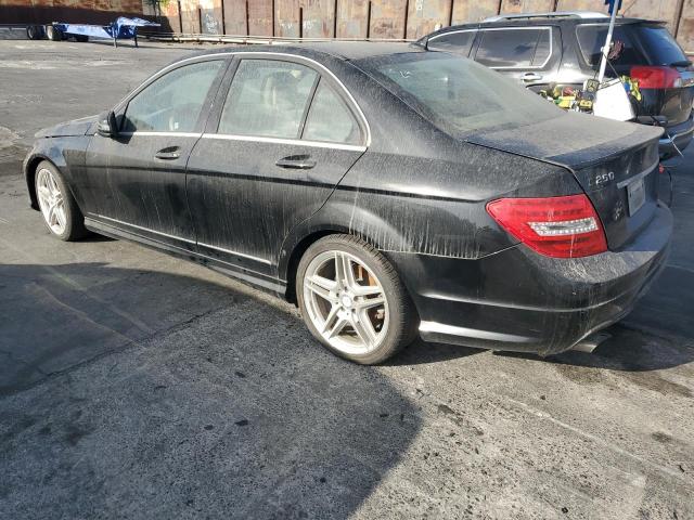 MERCEDES-BENZ C 250 2013 black sedan 4d gas WDDGF4HB0DR275997 photo #3