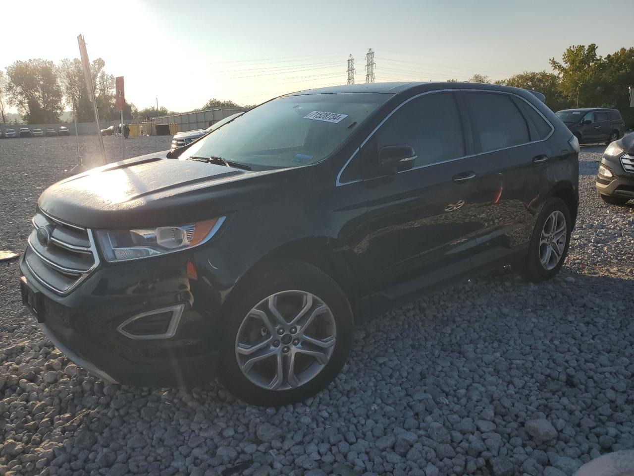 Lot #2911958518 2017 FORD EDGE TITAN