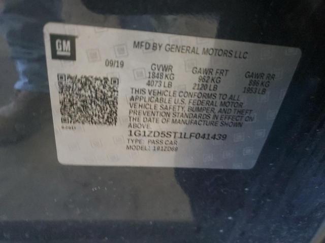 2020 CHEVROLET MALIBU LT - 1G1ZD5ST1LF041439