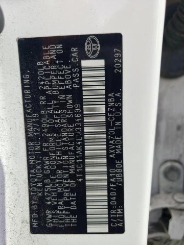 2020 TOYOTA CAMRY LE - 4T1C11AK4LU334699