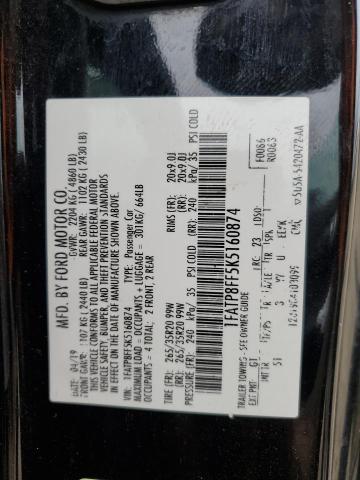 2019 FORD MUSTANG GT - 1FATP8FF5K5160874