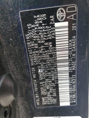2016 TOYOTA COROLLA L - 2T1BURHEXGC505822