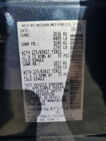 2016 NISSAN ROGUE S - 5N1AT2MT3GC875718