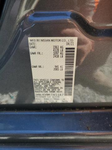 2021 NISSAN ALTIMA SR - 1N4BL4CV0MN385587