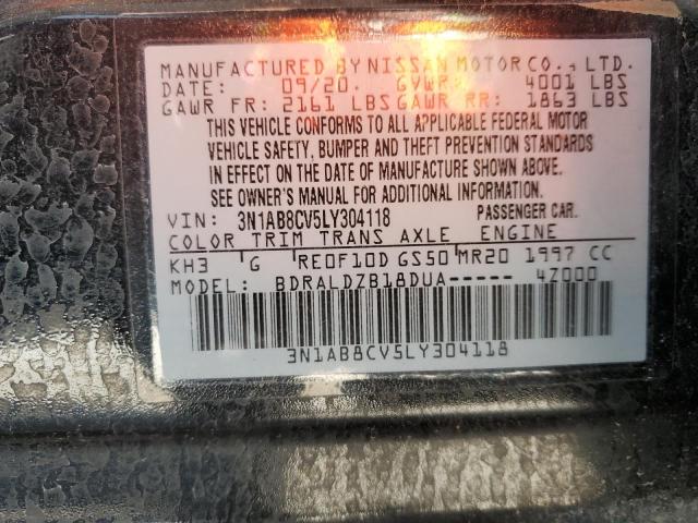 2020 NISSAN SENTRA SV - 3N1AB8CV5LY304118
