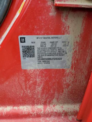 2018 CHEVROLET CRUZE LT - 1G1BE5SM0J7241422