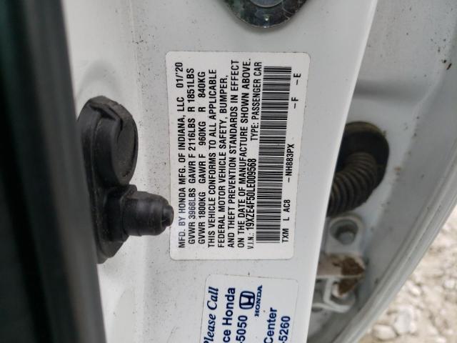 2020 HONDA INSIGHT EX - 19XZE4F50LE009568