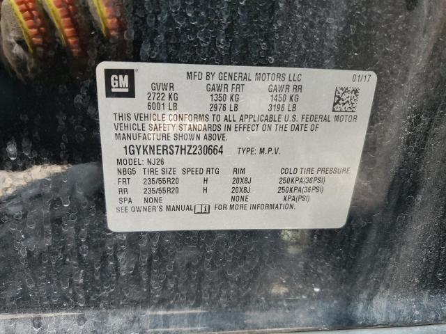 2017 CADILLAC XT5 PREMIU - 1GYKNERS7HZ230664