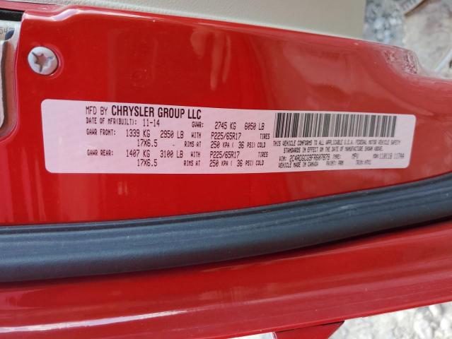 2015 DODGE GRAND CARA - 2C4RDGCG9FR607879