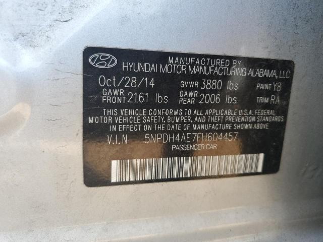 2015 HYUNDAI ELANTRA SE - 5NPDH4AE7FH604457