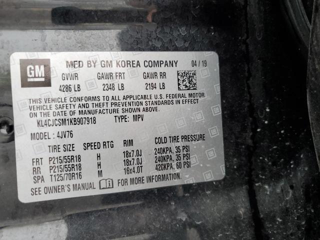 2019 BUICK ENCORE ESS - KL4CJCSM1KB907918
