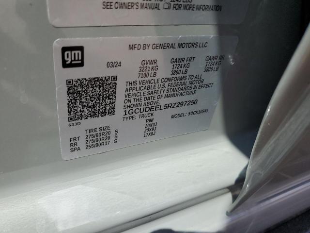 2024 CHEVROLET SILVERADO - 1GCUDEEL5RZ297250