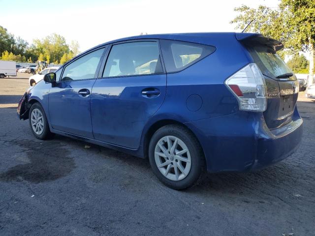 TOYOTA PRIUS V 2014 blue  hybrid engine JTDZN3EU2E3312929 photo #3