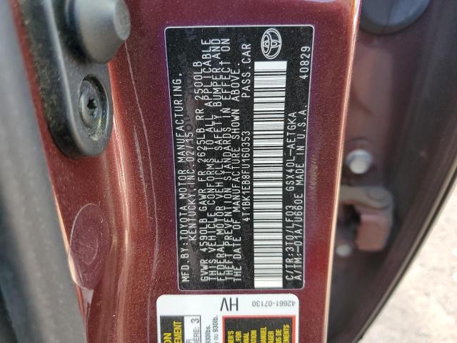 2015 TOYOTA AVALON XLE - 4T1BK1EB8FU160353