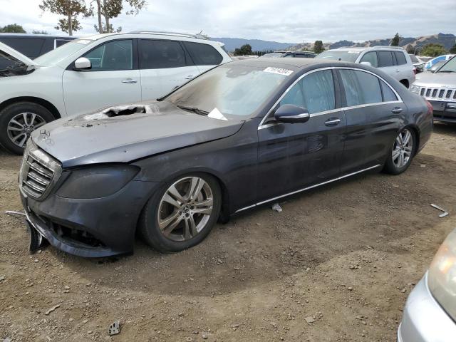 MERCEDES-BENZ S 450 2018 blue  gas WDDUG6GB6JA358213 photo #1