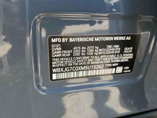 VIN WBXJG7C0XM5U15262 2021 BMW X1, Sdrive28I no.14