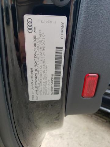 2021 AUDI RS7 WUAPCBF27MN908533