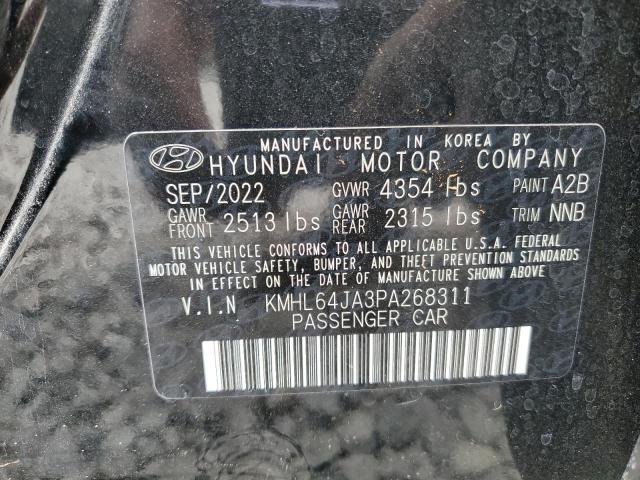 VIN KMHL64JA3PA268311 2023 Hyundai Sonata, Sel no.13