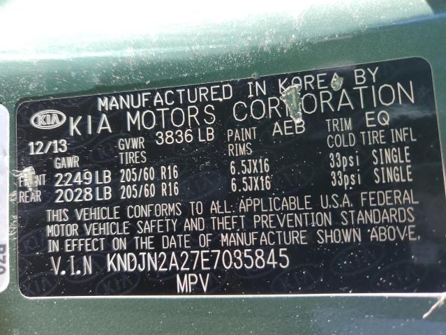 VIN KNDJN2A27E7035845 2014 KIA Soul no.13