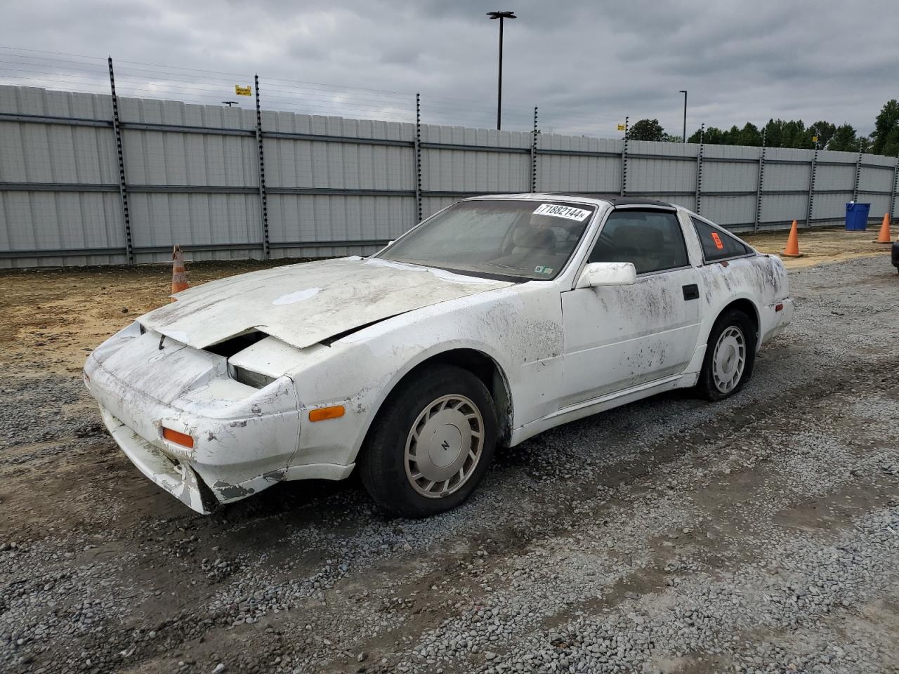 NISSAN 300ZX 1987 white  gas JN1HZ14S9HX212881 photo #1