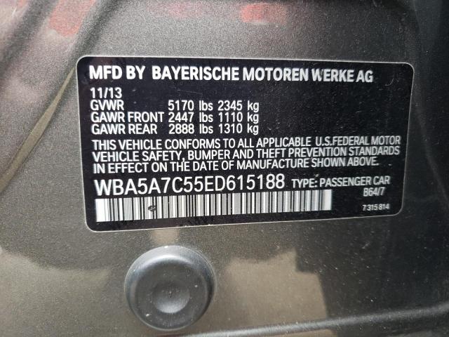 VIN WBA5A7C55ED615188 2014 BMW 5 Series, 528 XI no.12