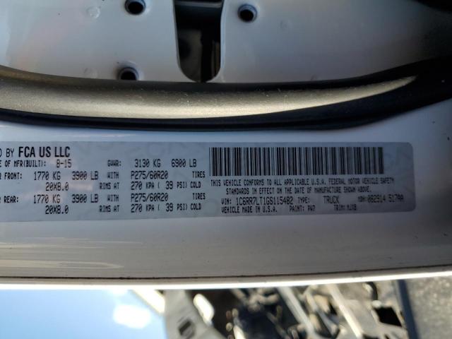 2016 RAM 1500 SLT - 1C6RR7LT1GS115482