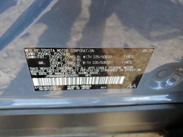 2023 SUBARU SOLTERRA P JTMABABAXPA006855