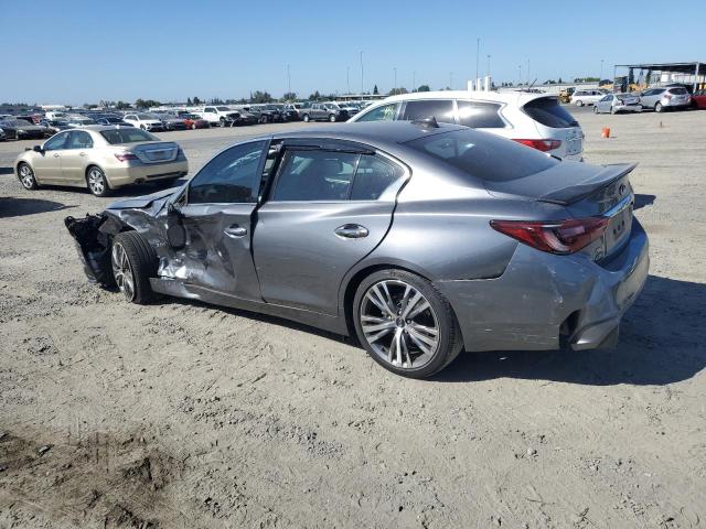 INFINITI Q50 LUXE 2018 silver  gas JN1EV7AR3JM433158 photo #3