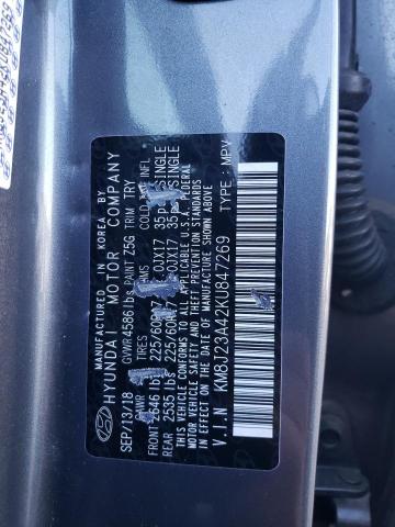 2019 HYUNDAI TUCSON SE - KM8J23A42KU847269