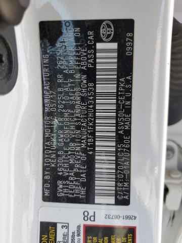 2017 TOYOTA CAMRY LE - 4T1BF1FK2HU434538