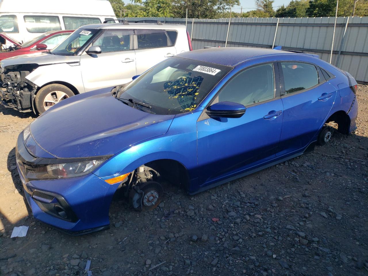 Lot #2926089736 2020 HONDA CIVIC SPOR