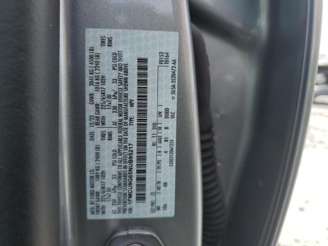 2022 FORD ESCAPE SE - 1FMCU9G65NUB95217