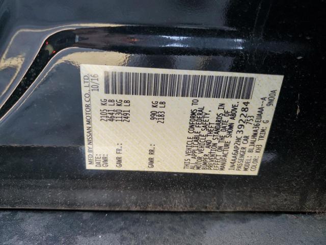 2017 NISSAN MAXIMA 3.5 - 1N4AA6AP2HC392284