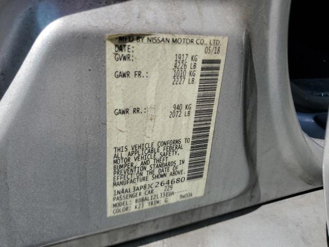 2018 NISSAN ALTIMA 2.5 - 1N4AL3AP8JC264680