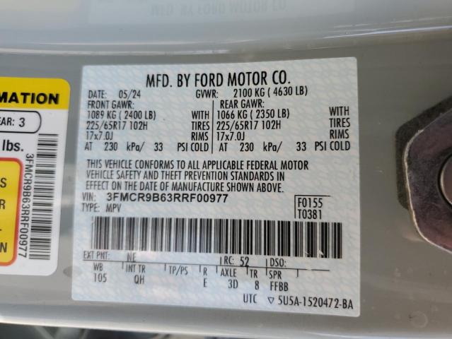 2024 FORD BRONCO SPO - 3FMCR9B63RRF00977